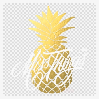 Gold Pineapple Png Clipart Juice Pineapple - Plantilla Invitaciones De Piña #5910318
