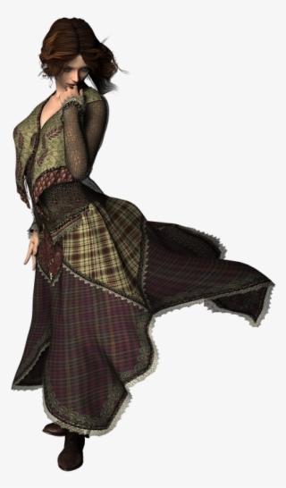 Dancer, Woman, Girl, 3d, Model, Forlorn, People, Boho - Tartan #5911363