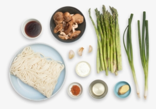 Fresh Udon Noodle Stir-fry With Asparagus, Shiitake - Chinese Noodles #5913482