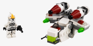 Lego Star Wars 75076 L'hélicoptère De Combat De La - Lego Microfighter Republic Gunship #5913967