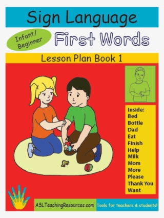 1 Lpb First Signs Asl Lesson Plan Book - Baby Sign Language #5914190