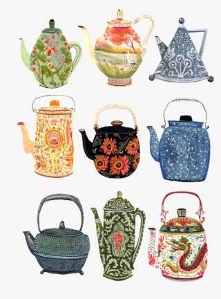 Illustration By Becca Stadtlander - Cute Teapot Illustrations #5914931