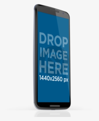 Android Png Mockup Of Black Nexus 6 Over Clear Background - Android #5915208