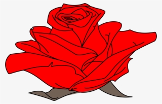 This Free Icons Png Design Of Colored Rose Line Art #5915335