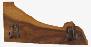 Coat Rack, Handmade From Local Wood And Handmade Hooks - Rifle #5915846