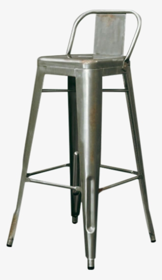Industrial Barstool With Backrest Barstools And Tables - Bar Stool #5916574