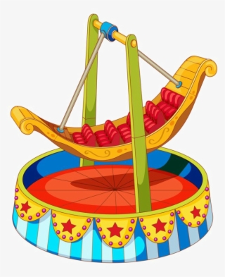 Amusement Park Carousel Png Transparent Image - Carnival Rides Clipart #5917124