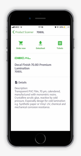 Decal Mobile - Iphone Contact #5917377