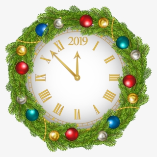 New Years Clock Png #5917800