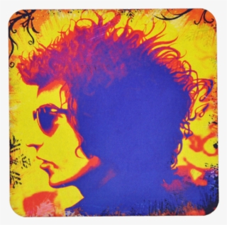 Fridge Magnet Bob Dylan, Square - Painting #5918195
