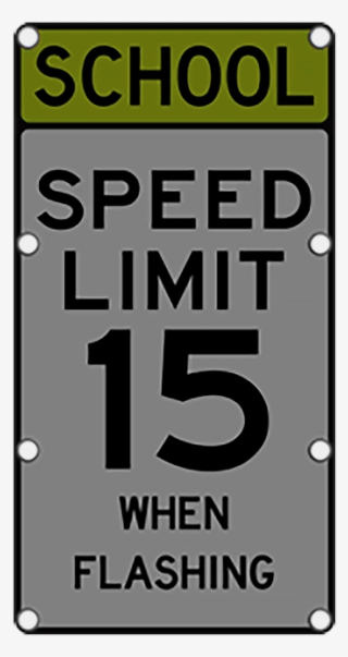 Ts40 Flashing School Speed Limit Sign Night - Residential Speed Limit 25 #5918858