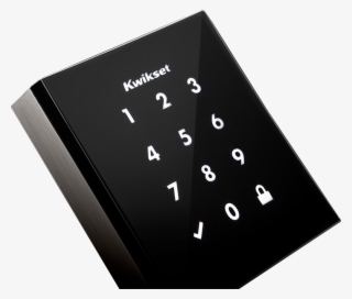 Our Breakthrough Low-profile Touchscreen Deadbolt - Weiser Obsidian Lock #5919851