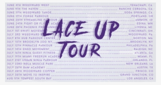 The La Flair Lace Up Tour Is Acelebration Of Movement, - Handwriting #5920024