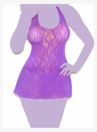 Swirl Lace Halter Dress - Dress #5920627