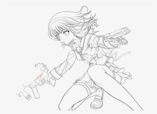 Angel Beats , - Line Art #5920946