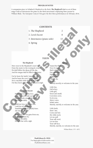 Paul Gibson - E - C - Schirmer Music Co - - Am Not Yours Sheet Music #5921445