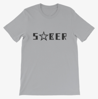 Sober Starz Black Logo Short Sleeve Unisex T Shirt - Simpleflips Dad Come Home #5922124