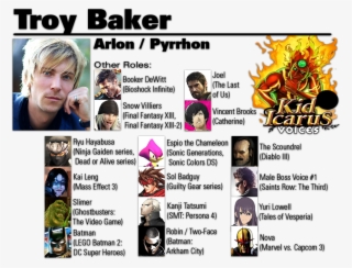 Maybe You Heard Him In Injustice - Kid Icarus Uprising Voice Actors #5923185