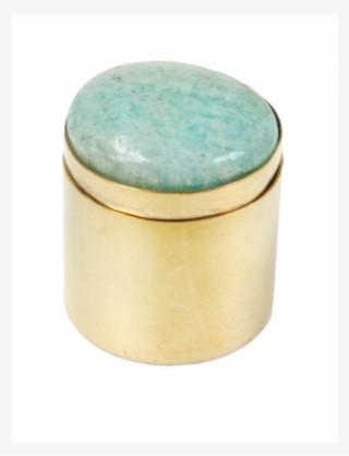 More Views - 2" Ring Box - Brass/aqua - Addison Weeks #5923498
