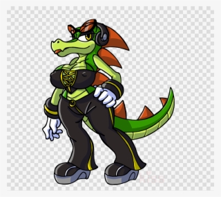Female Vector Sonic Clipart Vector The Crocodile Espio #5923710