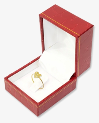 Suede Small Ring Box- D01 Red/black/blue - Estuche Para Anillo De Compromiso Reales #5923933