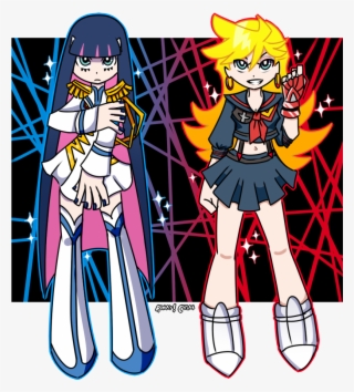 Ryuko Matoi Satsuki Kiryuin Panties Clothing Fictional - Kill La Kill Panty And Stocking Crossover #5925473