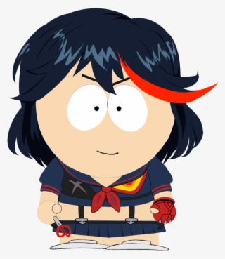 Bebe Stevens Ryuko Matoi Facial Expression Human Hair - South Park Kill La Kill #5925592