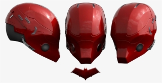 Image Library Download Red Hood S Helmet And Symbol - Arkham Knight Red Hood Gears #5926536