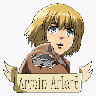 Armin Arlert From 'attack On Titan' As An 8-bit Game - Bit #5927987