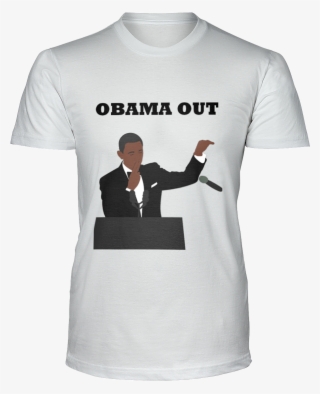 "obama Out" Mic Drop Ultra Cotton T-shirt - Real Men Love Cats Tee #5930023