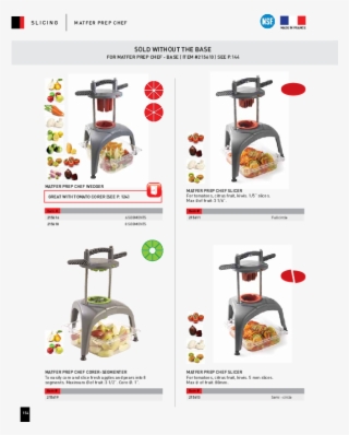 Download Spec Sheet - Matfer Prep Chef - Slicer (without Base) #5931493