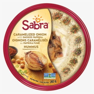 Sabra 10oz Onion Top View - Caramelized Onion Hummus Sabra #5931780