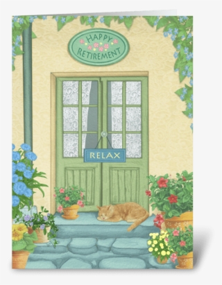 Happy Retirement Greeting Card - Window #5932985