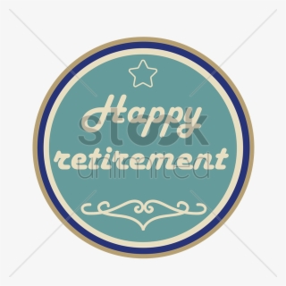 Happy Retirement Label V矢量图形 - Wish #5933406