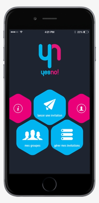 Iphone Avec L'application Yesno - Mobile Phone #5934449