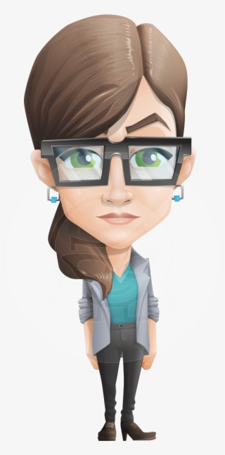 Babacool - Girl Vector Characters Png Casual #5934565