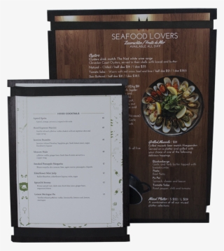 Notched Band Menu Board - Flyer #5934952