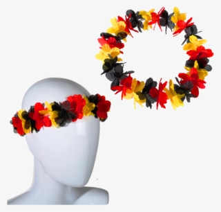 Flower Chain Chin Wrist German Flag - Fußball Wm Fanartikel 2018 #5935804