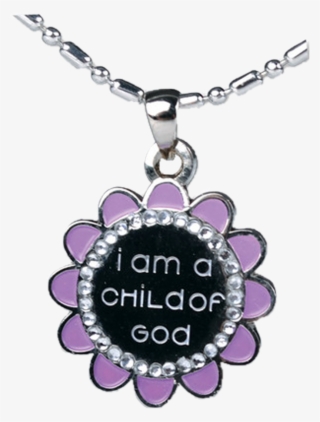 Flower I Am A Child Of God Necklace #5936098
