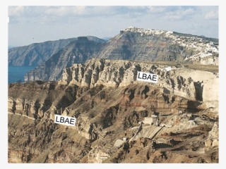 Two Levels Of Exposure Of The Eruption Products Merge - Santorini #5937492