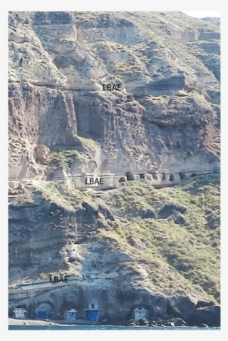 The Pumice And Ash Of The Lba Eruption Had Mantled - Cliff #5937756