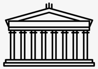 Parthenon Clipart Greek Pillar - Parthenon Icon Png #5937924