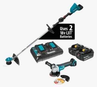 Cordless String Trimmers Outdoor Power Equipment Makita - Lithium Ion Brushless String Trimmer Kit #5938258