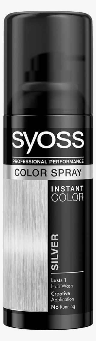 Syoss Com Color Color Spray Silver - Syoss Blue Hair Spray #5938360
