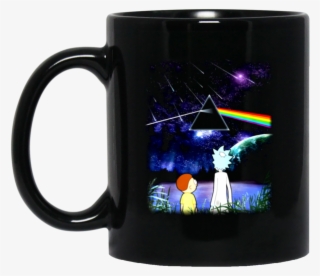 Rick And Morty Mug Pink Floyd Dark Side Of The Moon - Pink Floyd Rick And Morty #5939461