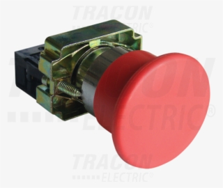 Pushbutton With Mushroom Head, Red, 1×nc, 3a/400v Ac, - Push-button #5939984