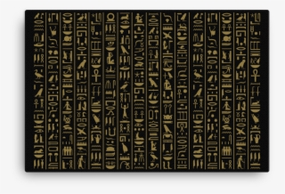 Ancient Egyptian Hieroglyphs Canvas 36x24 #5940041
