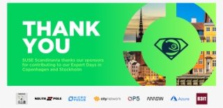 Final Preparations Before The Suse Expert Day In Stockholm - Thank You #5940707