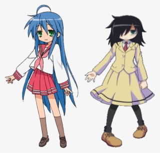 Konata Tomoko - Small Blue Haired Anime Girl #5941486