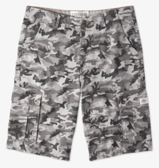 Men's Camo Cargo Shorts - New Era 6 Cap Carrier Woodland Camouflage #5944157